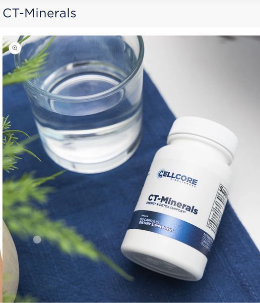 CellCore CT-Minerals / Фульвові мінерали та амінокислоти для підтримки детоксикації 60 капсул CELL-012 фото