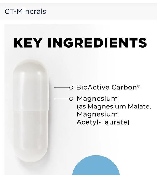 CellCore CT-Minerals / Фульвові мінерали та амінокислоти для підтримки детоксикації 60 капсул CELL-012 фото