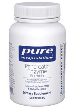 Pure Encapsulations Pancreatic Enzyme Formula / Ферменти для підтримки піджелудкової залози 60 капс PE-013 фото