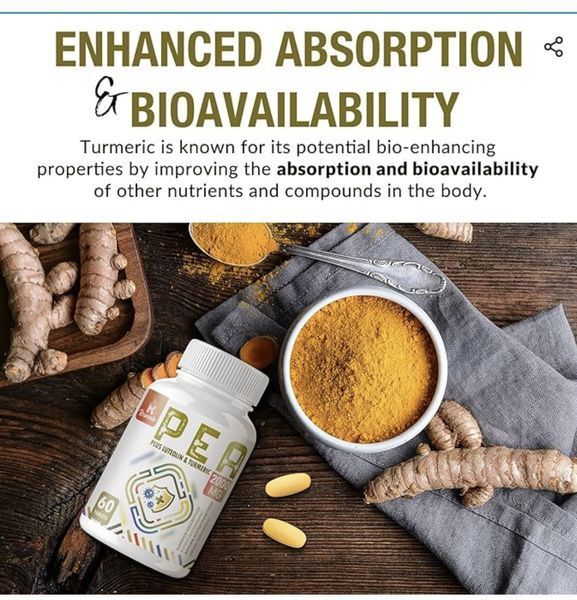 Liposomal Palmitoylethanolamide ( PEA) Luteolin,Turmeric, Ліпосомальний пальмітоілетаноламід з лютеоліном, куркума1500 мг LP-002 фото