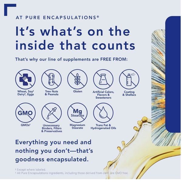 Pure encapsulations G.I. Fortify Digestive health / Комплекс для загоєння ЖКТ, зняття запалення, підтримка травлення 400 грам PE-082 фото