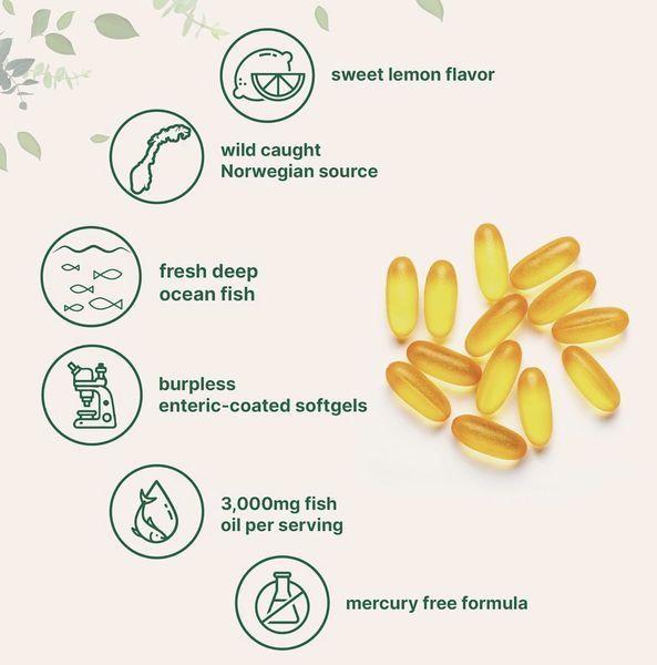 Microingredients Triple Strength Omega 3 Fish Oil 3000 mg, Омега-3 тройной силы 240 капс MI-020 фото