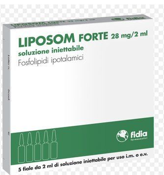 Liposom Forte, 28 mg/ 2 ml Fidia Ліпосом Форте, 28 мг ампули, №5, Італія до 02.26 IT-011 фото