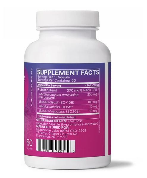 Microbiome Labs Restor Flora / RestorFlora Рестор Флора Комплекс для відновлення кишкової флори 60 капсул ML-004 фото