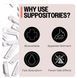 PurO3 Ozonated Olive Oil Suppositories / Супозиторії з озоном + масло оливи 30 шт. PO-005 фото 4