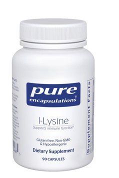 Pure Encapsulations L-Lysine &mdash; L-лізин для імунітету, шкіри, відновлення та противірусної підтримки, 90 капсул PE-085 фото