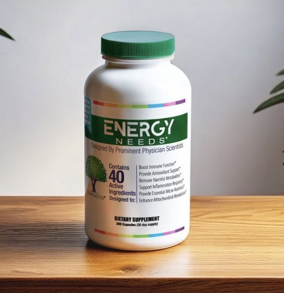 Neuroneeds Energy Needs Комплекс для підтримки мітохондрій .Мітохондріальний коктейль у капсулах, 300 капсул  NN-003 фото