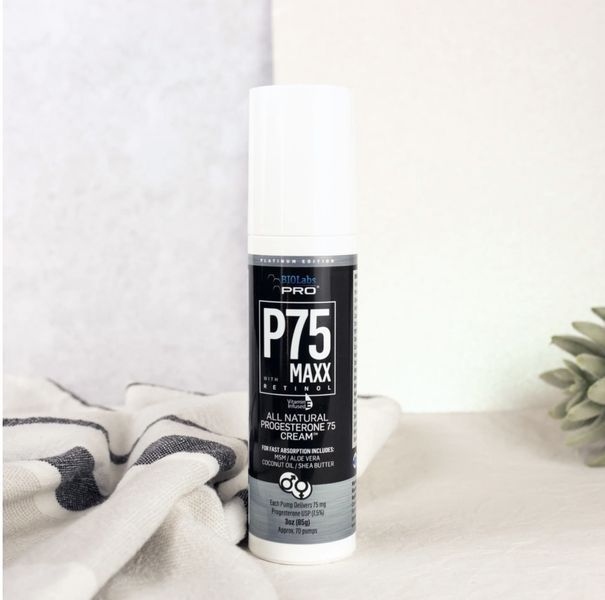 BIOLabs PRO Natural P75 MAXX Cosmetic Cream / Біоідентичний прогестерон 7,5% тюбик з кремом 85 грамів BIOL-003 фото