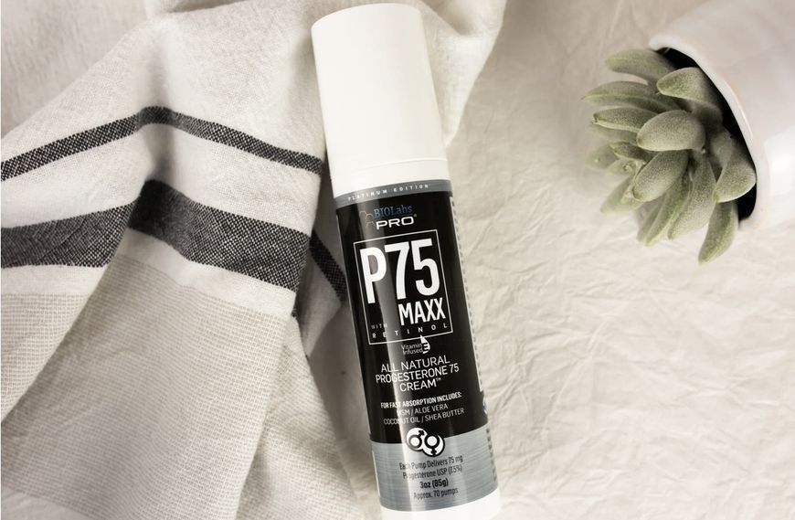BIOLabs PRO Natural P75 MAXX Cosmetic Cream / Біоідентичний прогестерон 7,5% тюбик з кремом 85 грамів BIOL-003 фото