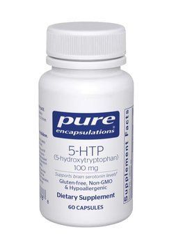 Pure Encapsulations 5-HTP Hydroxytryptophan 100 mg / 5-гідрокситриптофан 100 мг 60 капсул PE-016 фото