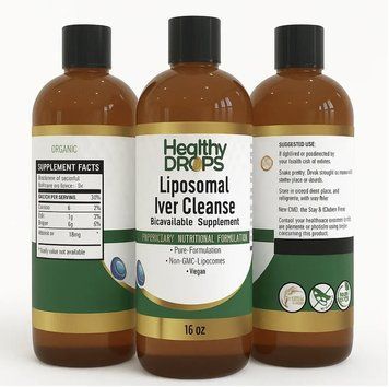 Healthy Drops Liposomal Iver Cleanse IVERMECTIN Bioavailable / Ліпосомальний івермектин високої біодоступності 473 мл HD-002 фото