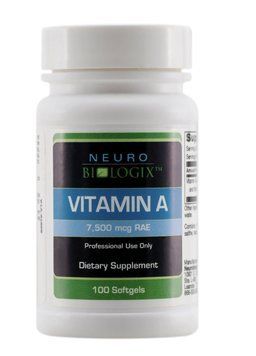 Neurobiologix Vitamin A / Вітамін А 100 капсул до 03.27 NB-034 фото