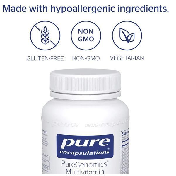 Pure Encapsulations PureGenomics Multivitamin / Пюьр Геномикс мультивитамины 60 капс PE-003 фото