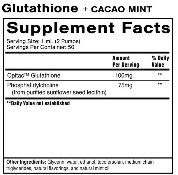 Quicksilver Scientific Liposomal Glutathione / Ліпосомальний глутатіон какао- м&rsquo;ята 50мл QS-020 фото