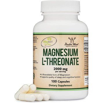 Double wood Magnesium L-Threonate / Магній Треонат для покращення когнітивних функцій 100 капсул DW-001 фото