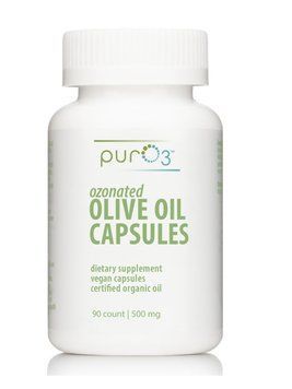 PurO3 Ozonated Olive Oil Capsules / Озонована оливкова олія 500 мг 90 капсул PO-001 фото