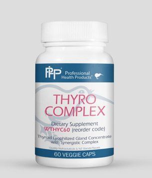 Professional Health Products Thyro Complex with Thyroid Glandular / Комплекс для підтримки щитовидної залози з пептидами 60 капс PHP-005 фото