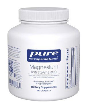 Pure Encapsulations Magnesium Citrate/Malate C I T R A M A T E / Магній цитрат малат 180 капс PE-026 фото