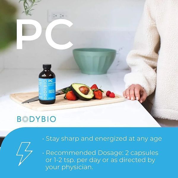 BodyBio, PC, фосфатидилхолін, ліпосомальний фосфоліпідний комплекс, 120 мл (4 рідк. унції) BB-005 фото