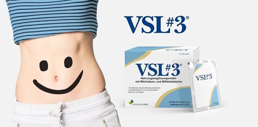 VSL#3 30 стіків. 450 мільярдів живих молочнокислих бактерій і біфідобактерій, 8 різних штамів. Німеччина GR-005 фото