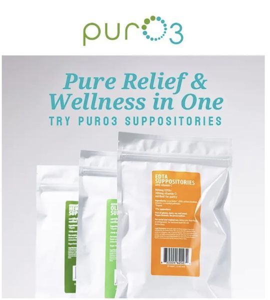 PurO3 Probiotic Suppositories / Супозиторії з пробіотиками 10 шт. PO-007 фото