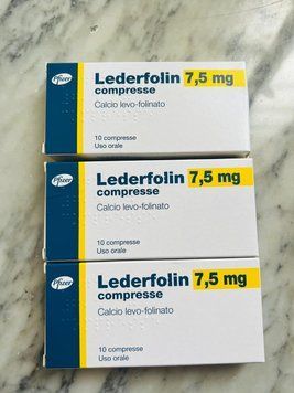 Lederfolin Pfizer 7,5 mg, Italy Ледерфолін, фолінат кальцію 7,5 мг , Італія LD-001 фото