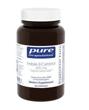Pure encapsulations Indole-3-Carbinol 400 mg/Індол-3-карбінол для гормонального балансу, детоксикації,клітинного здоровʼя 60 капсу PE-086 фото