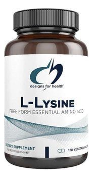 Designs for Health L-Lysine Free Form Essential Amino Acid / L-лізин 120 капсул DH-042 фото