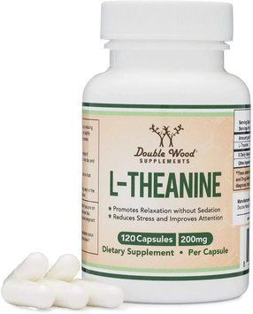Double Wood L-Theanine RELAXATION , ATTENTION / Л Теанин релаксація без седації, 120 капс DW-012 фото