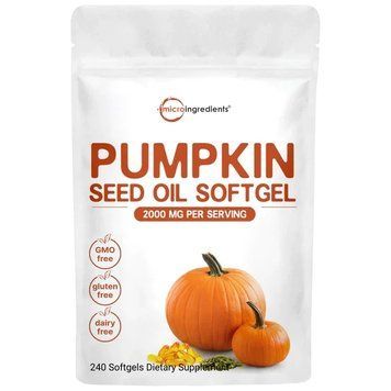 Pumpkin Seed oil, 240 Capsules, 2000mg / Олія насіння гарбуза 300 капсул MI-006 фото