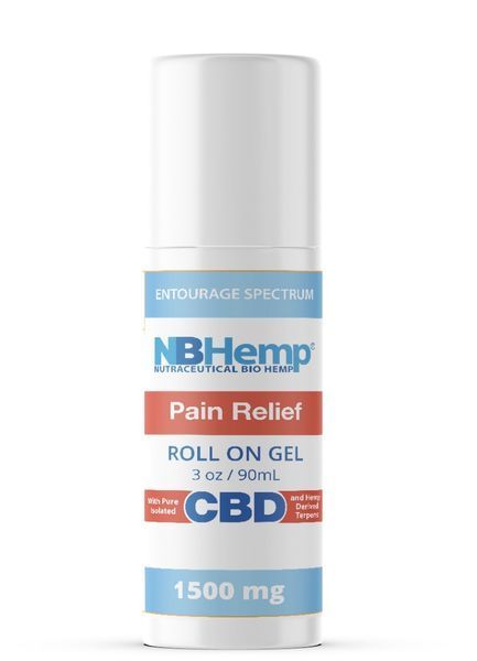 NBHemp CBD oil Roll on Gel 1500 mg Масл CBD (СБД) Гель знеболюючий на маслі КБД 1500 мг 90 мл NB-010 фото