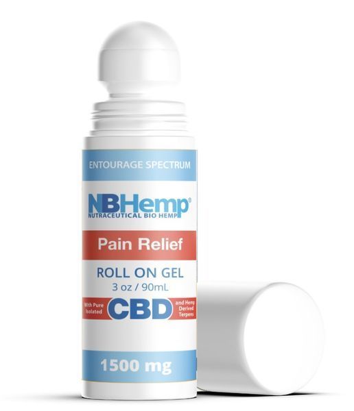 NBHemp CBD oil Roll on Gel 1500 mg Масл CBD (СБД) Гель знеболюючий на маслі КБД 1500 мг 90 мл NB-010 фото