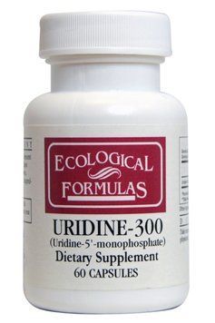 Ecological Formulas Uridine 300/ Уридин 300 для підтримки мозку, нервової системи та когнітивної активності 60 капсул EF-020 фото