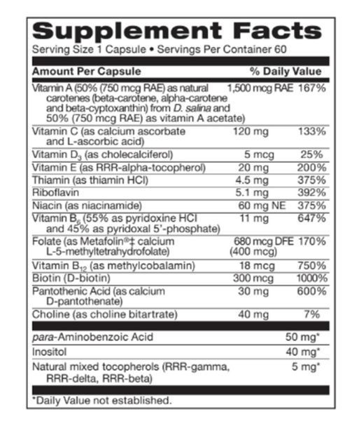 Neurobiologix NeuroNutrients for Men / Мультивітаміни для чоловіків без заліза 60 капс NB-041 фото